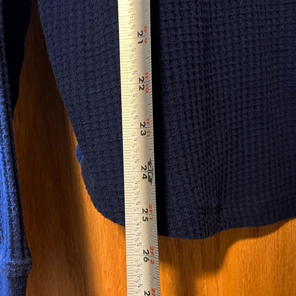Lands' End Navy Casual Button Down Shirt - Picture 9 of 10